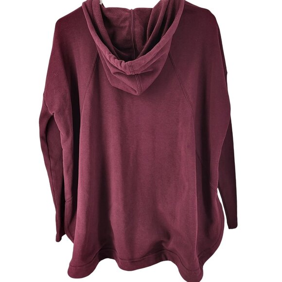 Puma Evo Hooded Womans Pullover Sweatshirt S Plum Size S NWT MSRP $70 - Picture 2 of 11